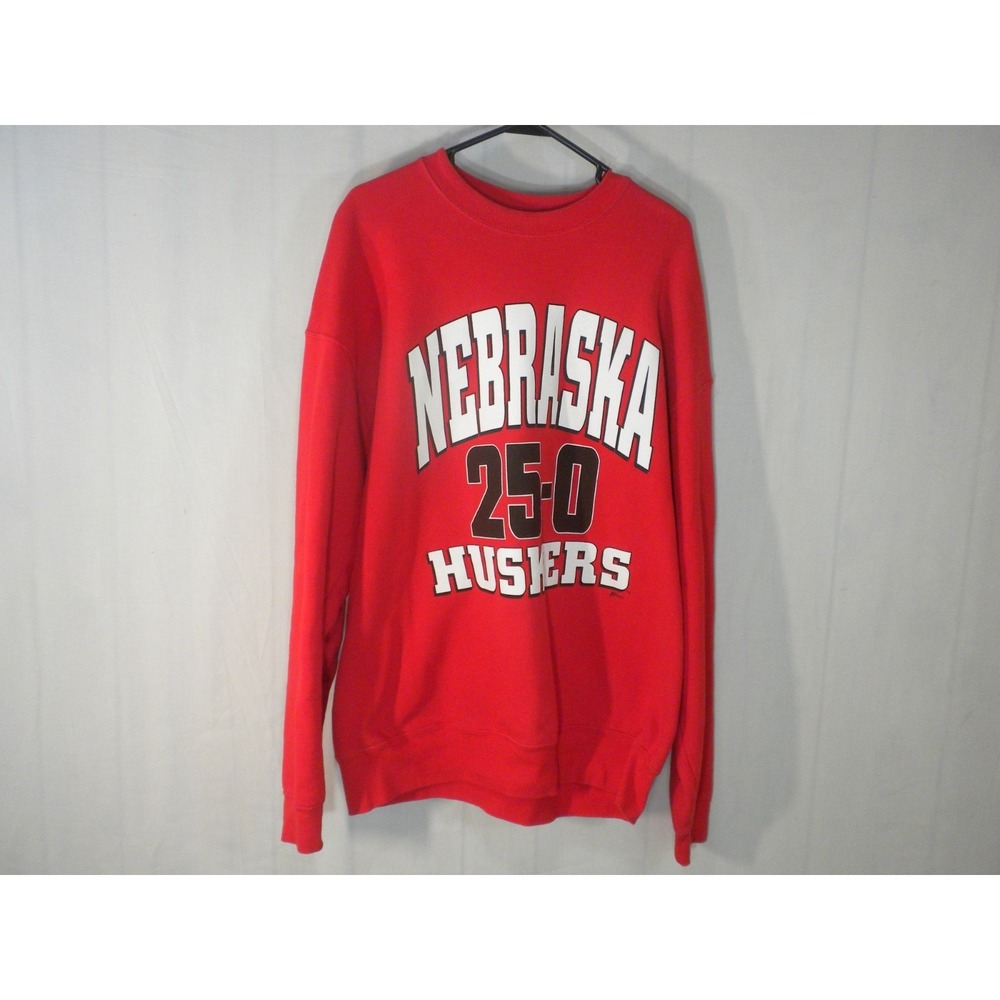 Vintage 90's Nebraska Cornhuskers Sweatshirt Mens XXL Red Back To Back Champions